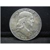 Image 1 : 1957 Franklin Half Dollar CH BU Beautiful Toning