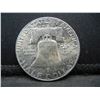 Image 2 : 1957 Franklin Half Dollar CH BU Beautiful Toning