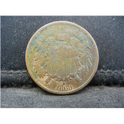 1868 Two Cent Piece