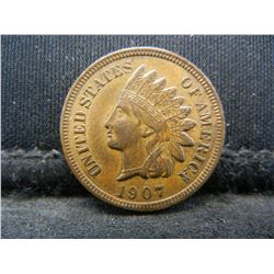 1907 Indian Cent CH BU++ Gorgeous