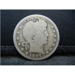 1897 O Barber Quarter Key Date