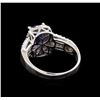 Image 3 : 14KT White Gold 2.08 ctw Tanzanite and Diamond Ring