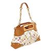 Image 1 : Louis Vuitton White Multicolore Canvas Leather Judy MM Bag