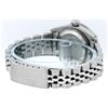 Image 4 : Rolex Ladies Stainless Steel  Blue Vignette Diamond Lugs & Sapphire Datejust Wri