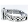 Image 8 : Rolex Ladies Stainless Steel  Blue Vignette Diamond Lugs & Sapphire Datejust Wri