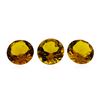 Image 1 : 16.13 ctw.Natural Round Cut Citrine Quartz Parcel of Three