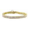 Image 1 : 1.00 ctw Diamond Bracelet - 14KT Yellow Gold