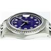 Image 5 : Rolex Mens Stainless Steel Puple String Diamond 36MM Datejust Wristwatch