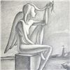 Image 2 : Contemplating Intention by Kostabi Original