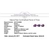 Image 3 : 21.14 ctw.Natural Pear Cut Amethyst Parcel of Three