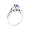 Image 4 : 2.11 ctw Sapphire and Diamond Ring - 14KT White Gold