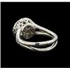 Image 3 : 1.18 ctw Diamond Ring - 14KT White Gold