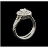 Image 4 : 1.18 ctw Diamond Ring - 14KT White Gold