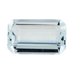 3.00 ct.Natural Emerald Cut Aquamarine