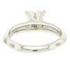 Image 8 : Platinum 0.66 ctw GIA Prong Set Heart Brilliant Diamond Solitaire Engagement Rin