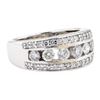 Image 1 : 1.00 ctw Diamond Ring - 14KT White Gold