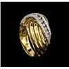 Image 4 : 0.73 ctw Diamond Ring - 14KT Two-Tone Gold