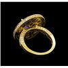 Image 3 : 14KT Yellow Gold 3.40 ctw Tanzanite and Diamond Ring