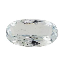 7.44 ct.Natural Oval Cut Aquamarine