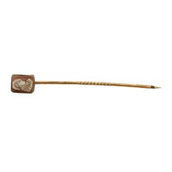 Cameo Stick Pin - Rose Gold Plated