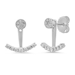 14k Gold 0.41CTW Diamond Earrings, (I1-I2/H-I)