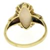 Image 8 : 10k Yellow Gold Simple Petite Carved Pink Stone Cameo Ring