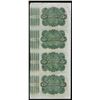 Image 2 : Uncut Sheet of (4) State of Louisiana Baby Bond Obsolete Notes