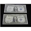 Image 1 : (2) 1935 A One Dollar Silver Certificates