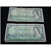 Image 1 : (2) 1954 Ottawa Bank of Canada One Dollar Notes