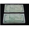 Image 5 : (2) 1954 Ottawa Bank of Canada One Dollar Notes