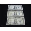 Image 1 : (3) 1935 A One Dollar Silver Certificates, Low Serial Numbers