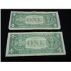 Image 5 : (2) 1963 B Barr Federal Reserve One Dollar Notes
