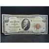 Image 1 : 1929 Brown Seal Cleveland Ten Dollar Note, Low Serial Number
