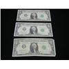 Image 1 : (3) 1963 B Barr Federal Reserve One Dollar Notes