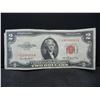 Image 1 : 1953 Red Seal Star Two Dollar Note, Low Serial Number