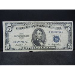 1953 Five Dollar Silver Certificate