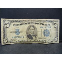 1934 A Five Dollar Silver Certificate