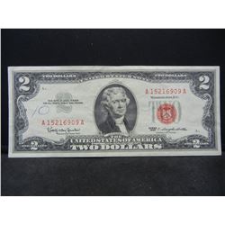 1963 Red Seal Two Dollar Note