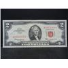 Image 1 : 1963 Red Seal Two Dollar Note