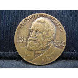 Cyrus-Hali McCormick Centennial Of The Reaper Coin