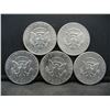 Image 2 : (5) 1973 Kennedy Half Dollars, Some Mint Marks