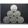 Image 1 : (6) 1983 Kennedy Half Dollars, Some Mint Marks