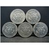 Image 2 : (5) 1971 Kennedy Half Dollars, Some Mint Marks