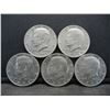 Image 1 : (5) 1972 Kennedy Half Dollars, Some Mint Marks