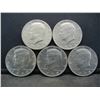 Image 1 : (5) 1972 Kennedy Half Dollars, Some Mint Marks