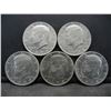Image 1 : (5) 1972 Kennedy Half Dollars, Some Mint Marks