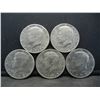 Image 1 : (5) 1973 Kennedy Half Dollars, Some Mint Marks