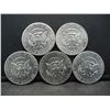 Image 2 : (5) 1971 Kennedy Half Dollars, Some Mint Marks