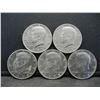 Image 1 : (5) 1972 Kennedy Half Dollars, Some Mint Marks