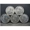 Image 1 : (5) 1971 Kennedy Half Dollars, Some Mint Marks